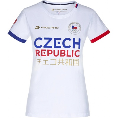 Alpine Pro Ayuma Dámské olympijské triko LTSR633 bílá – Zboží Dáma