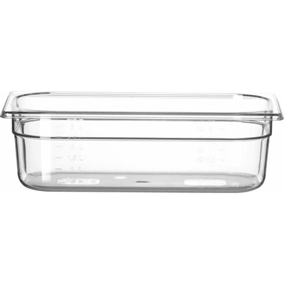 Nádoba GN 1/3, HENDI, Profi Line, GN 1/3, 4 l, Priehľadná, 325 × 176 × 100 mm | 861523