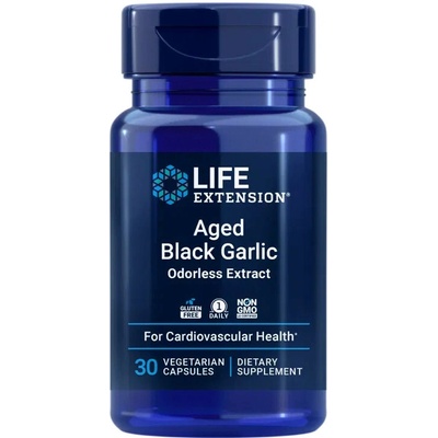 Life Extension Aged Black Garlic 30 vegetariánska kapsula 500 mg