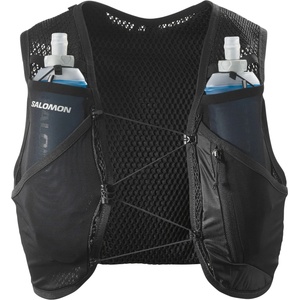 Salomon Раница за трейл бягане Salomon Active Skin 4 Set Running vest - Black / Metal (502-5645-1213)