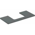 Geberit Плот за мивка Geberit One с изрез в средата, матова лава 105 см (505.284.00.3)