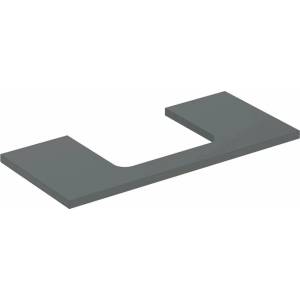 Geberit Плот за мивка Geberit One с изрез в средата, матова лава 105 см (505.284.00.3)