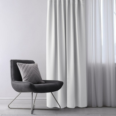 Restilo Závěs Blackout EYELETS bílá, 140 x 245 cm – Zboží Dáma