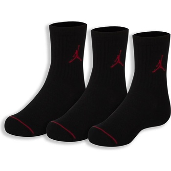 Image 1 of Air Jordan Детски чорапи Air Jordan 3 Pack Crew Socks Infant's - Black