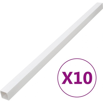 Image 1 of vidaXL Кабелен канал 50x25 мм 10 м PVC (155920)