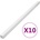 vidaXL Кабелен канал 50x25 мм 10 м PVC (155920)