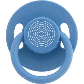 Wee Baby Силиконова залъгалка Wee Baby - Cool, 0-6 м, синя (363)