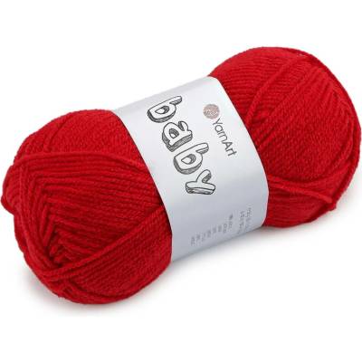 Pletací příze Baby 50 g Varianta: 8 (576) červená, Balení: 1 ks 61632/160041/286245