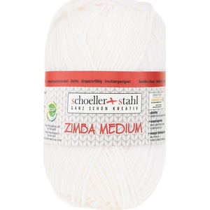 Schoeller + Stahl Zimba Medium 90139-20 White Плетива прежда (90139-20)