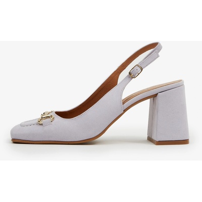 Ojju Светлолилави дамски велурени сандали с токчета OJJU Ojju | Lilav | ЖЕНИ | 37