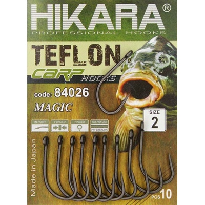 HIKARA Teflon Carp MAGIC 84027 vel.4 10 ks
