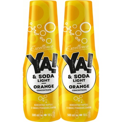 Ya!&Soda Pomeranč light bez cukru 2 x 0,5 l