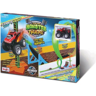 Maisto Cyber Racers Писта с лупинги Micro Monster Truck