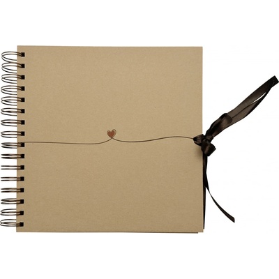 Album/Scrapbook - 210x210 - kraft - Srdce