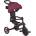 Globber Детска сгъваема триколка 4в1 globber explorer trike foldable, цвят бургунди