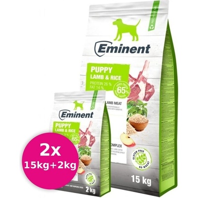 Eminent Puppy Lamb & Rice High Premium 2 x 17 kg