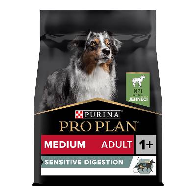 Purina Pro Plan Medium Adult Sensitive Digestion jehněčí 3 kg