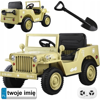 RKToys elektrické auto Retro Star béžová