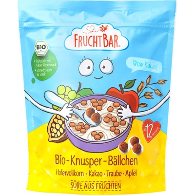 Fruchtbar Bio cereálie kuličky s kakaem 125 g