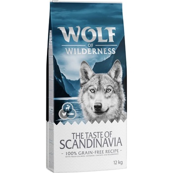 Wolf of Wilderness 12кг Adult The Taste Of Scandinavia Wolf of Wilderness, суха храна за кучета