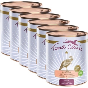 Terra Canis Senior Пуйка с папая, броколи и билки 6 x 800 г