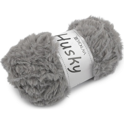 Pletací příze Husky 100 g - 5 šedá holubí