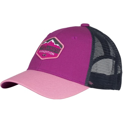 Trollkids Детска шапка с козирка Trollkids Kid's Femund Cap - Fresh Berry / Candy Pink / Graphite - размер 48-52 cm (904-0072-1112)