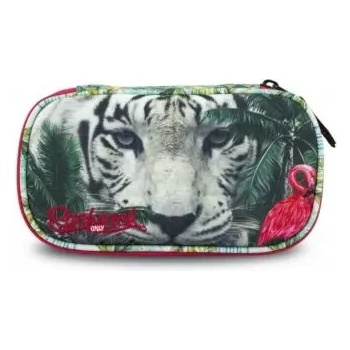 White tiger jumbo овален ученически несесер