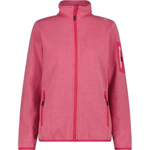CMP Дамско поларено яке CMP Women's Jacket Jacquard Knitted Fleece jacket - Magenta / Bianco - размер 44 (EU) (105-7196-0416)