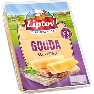 Liptov Syr Gouda bezlaktózová plátky 90 g