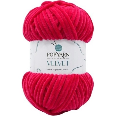 POPYARN Pletací příze Velvet B05 - růžová