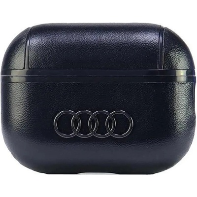 Audi Leather Big Logo AirPods Pro 2 капак черен/черен AU-APP2-GT/D3-BK (6955250228275)
