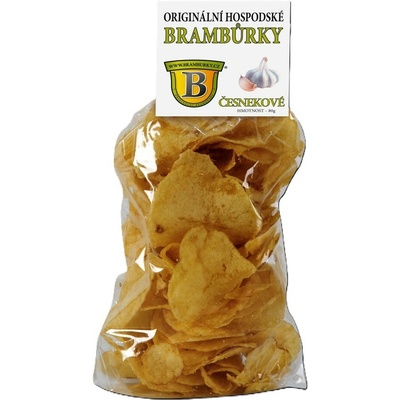 Bramburky Pravé hospodské Brambůrky Česnekové 80 g