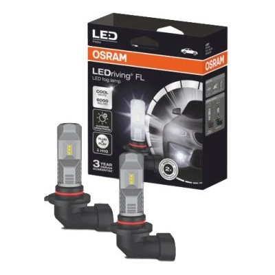 Крушка OSRAM LED H10, 12V, 8.2W, 6000К, 720lm, 2 броя