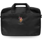 U. S. Polo Assn Чанта за лаптоп US Polo Bag USCB15PUGFLBK, до 15"", черен (USCB15PUGFLBK)