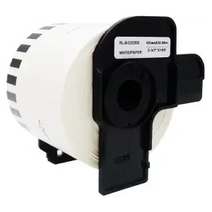 D&C Ролка за етикетен принтер Brother DK22205 62x30mm. 48 m