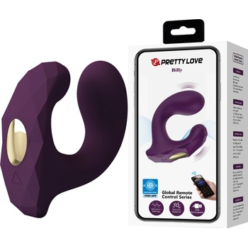 Pretty Love Billy G-Spot Vibrator with App Remote Control Purple