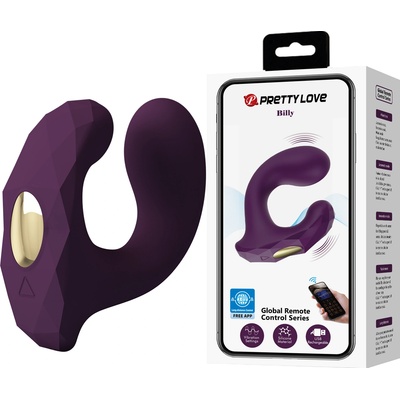 Pretty Love Billy G-Spot Vibrator with App Remote Control Purple