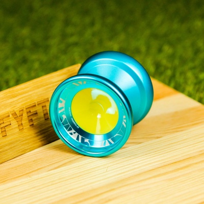 MagicYoyo YoYo V11 kovové yoyo na fingerspin Tyrkysová