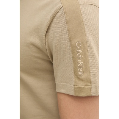 Calvin Klein Jeans Памучна тениска с яка Calvin Klein Jeans (J30J327240)