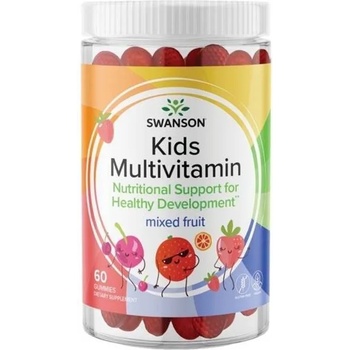 Swanson Kids Multivitamin, 60 дъвчащи таблетки, Swanson