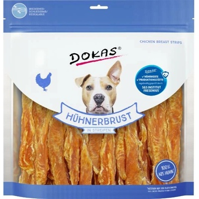 Dokas široké proužky kuřecích prsou 900 g