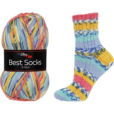 Příze Vlna Hep Best Socks 6-fach 7374