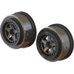 Arrma диск SC 2.2"/3.0" 14mm Hex черен хром (2)