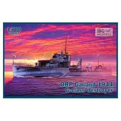 IBG Models ORP Garland 1944 G-class destroyer w/ PE 70007 1:700