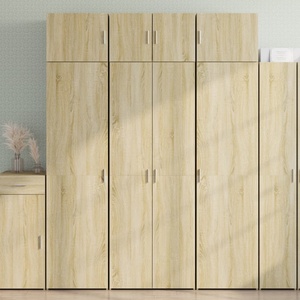 vidaXL Шкаф за съхранение, дъб сонома, 70x42, 5x225 см, инженерно дърво (3281331)