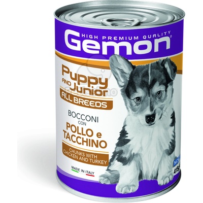 Gemon Puppy & Junior Chicken and Turkey 415 g