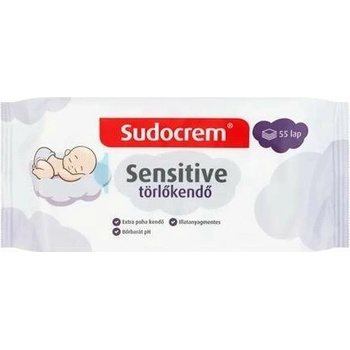 Sudocrem Sensitive vlhčené utierky 55 ks