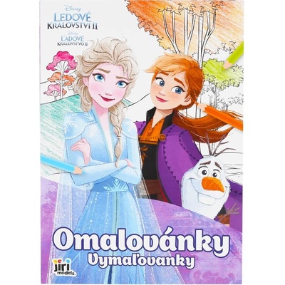 Omaľovánka A4 ľadové kráľovstvo 2 B