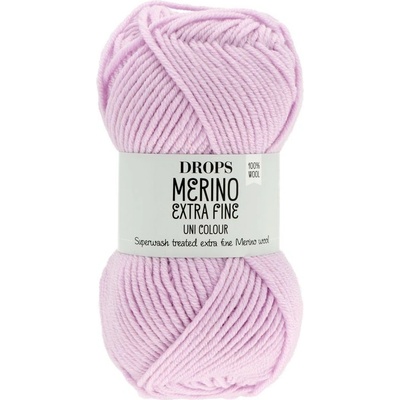 Drops Merino Extra Fine Uni Colour 16 svetlá fialová